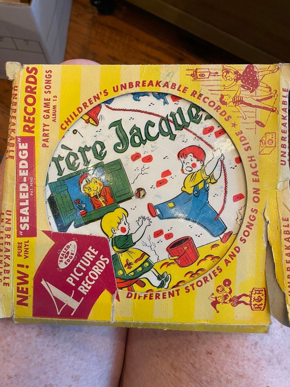 Vintage Children’s Picture Records Lot of 8 Picturtone Record Guild Voco 78 RPM
